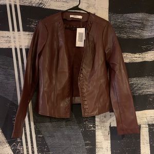 NWT JustFab Jacket, faux leather